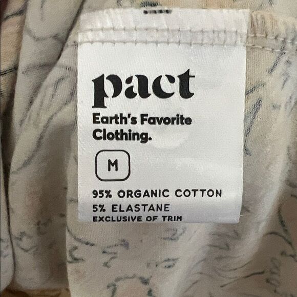 NWT Pact Reverie Floral Yellow Organic Cotton Tie Back Halter With Pockets in M - Picture 10 of 14